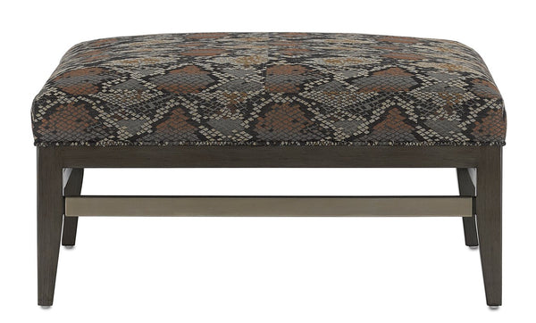 Hugo Graphite Ottoman, Luzon Onyx