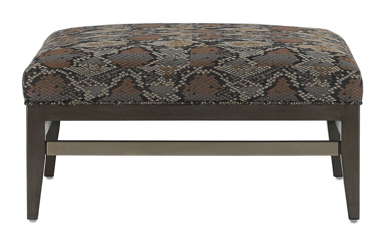 Hugo Graphite Ottoman, Luzon Onyx