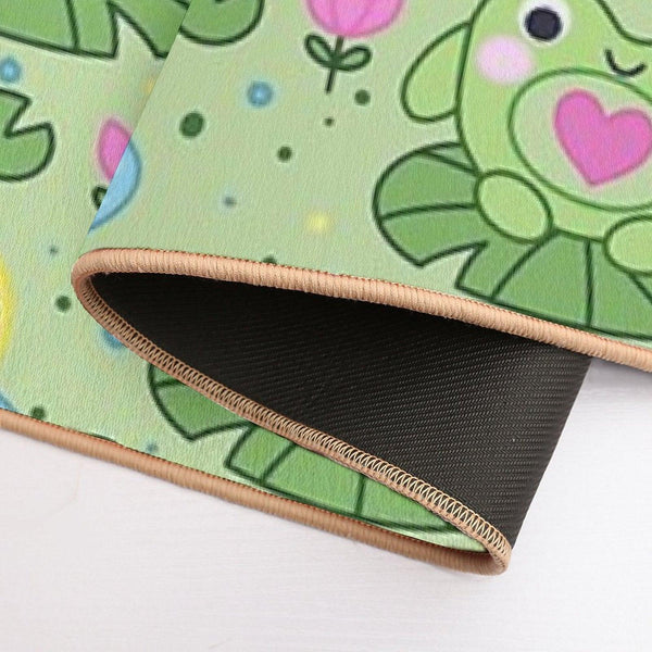 Green Froggo Design  Easy To Clean Bath Mat