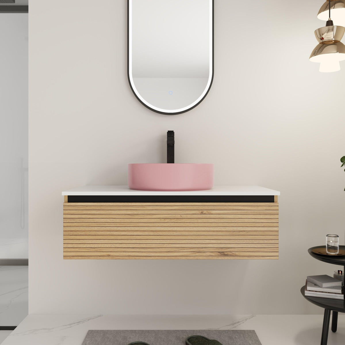 36'' Wall-Mounted Bathroom Vanity