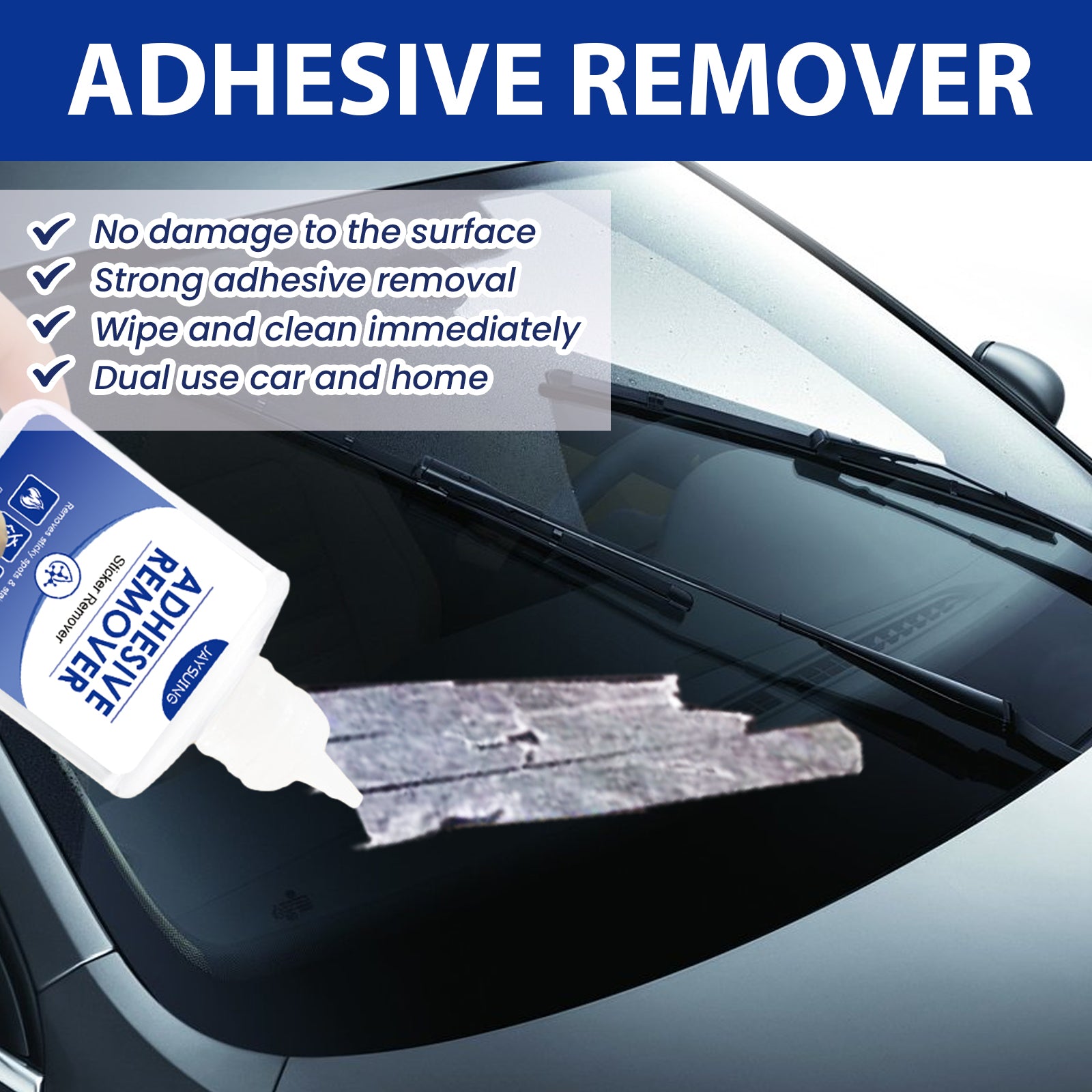 Adhesive Remover, Auto Multi-Functional Adhesive Remover Adhesive Cleaning Decontamination Powerful Remover