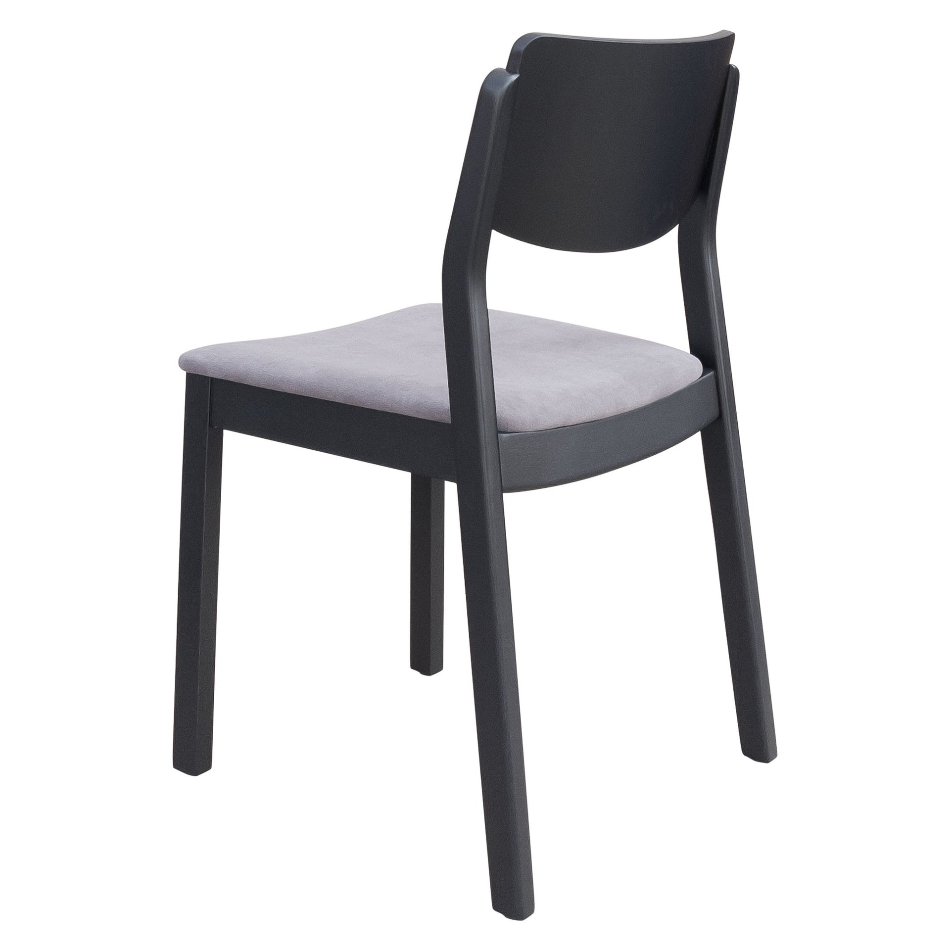 Desdamona Dining Chair (Set of 2) Gray & Black