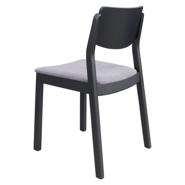 Desdamona Dining Chair (Set of 2) Gray & Black