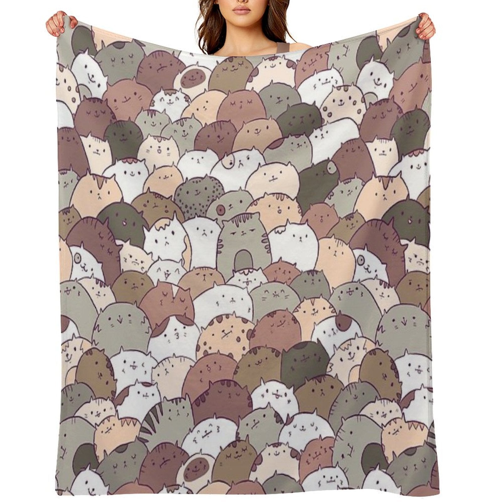 Lots of Cats Premium Throw Blanket