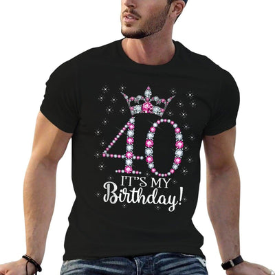 40 It's My Birthday 1982 40Th Birthday Gift For Womens Comfortable T-Shirt
