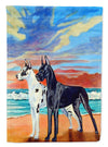At sunset Great Dane Garden Flag – Decorative Outdoor Yard Flag