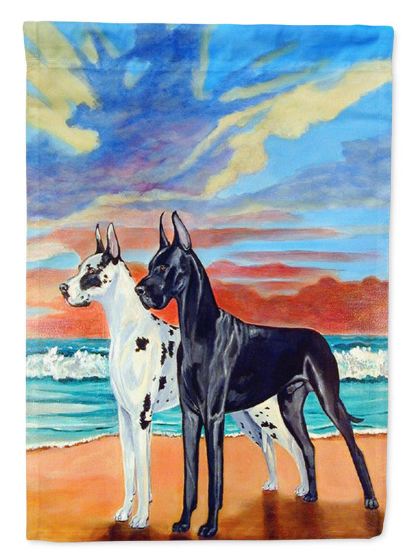 At sunset Great Dane Garden Flag – Decorative Outdoor Yard Flag