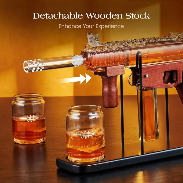 Rat-Tat-Tat Machine-Gun Whiskey Decaner Set