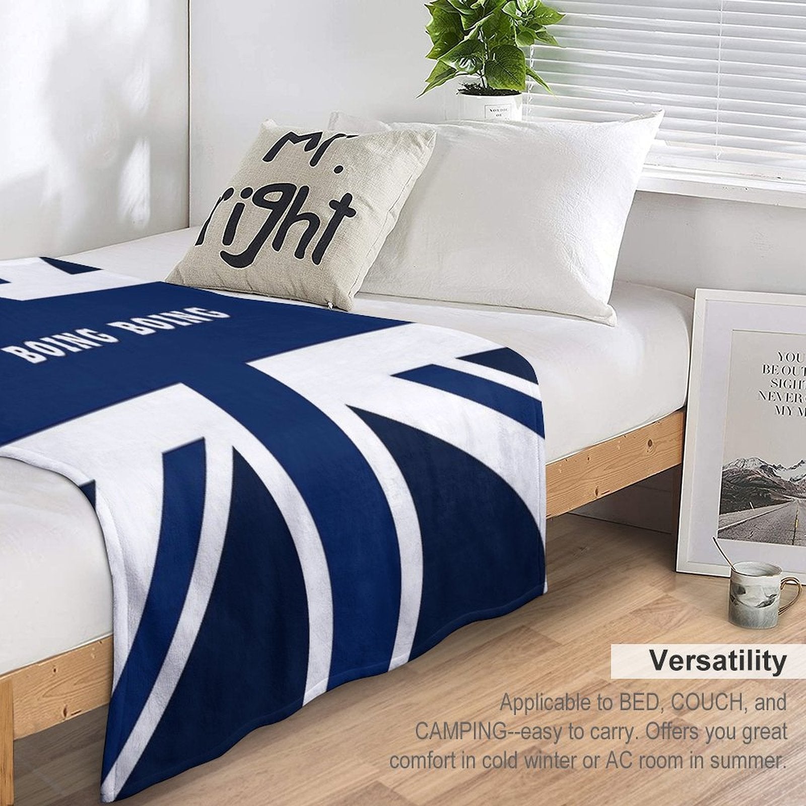 Boing Boing - United Kingdom - West Brom Sustainable Throw Blanket