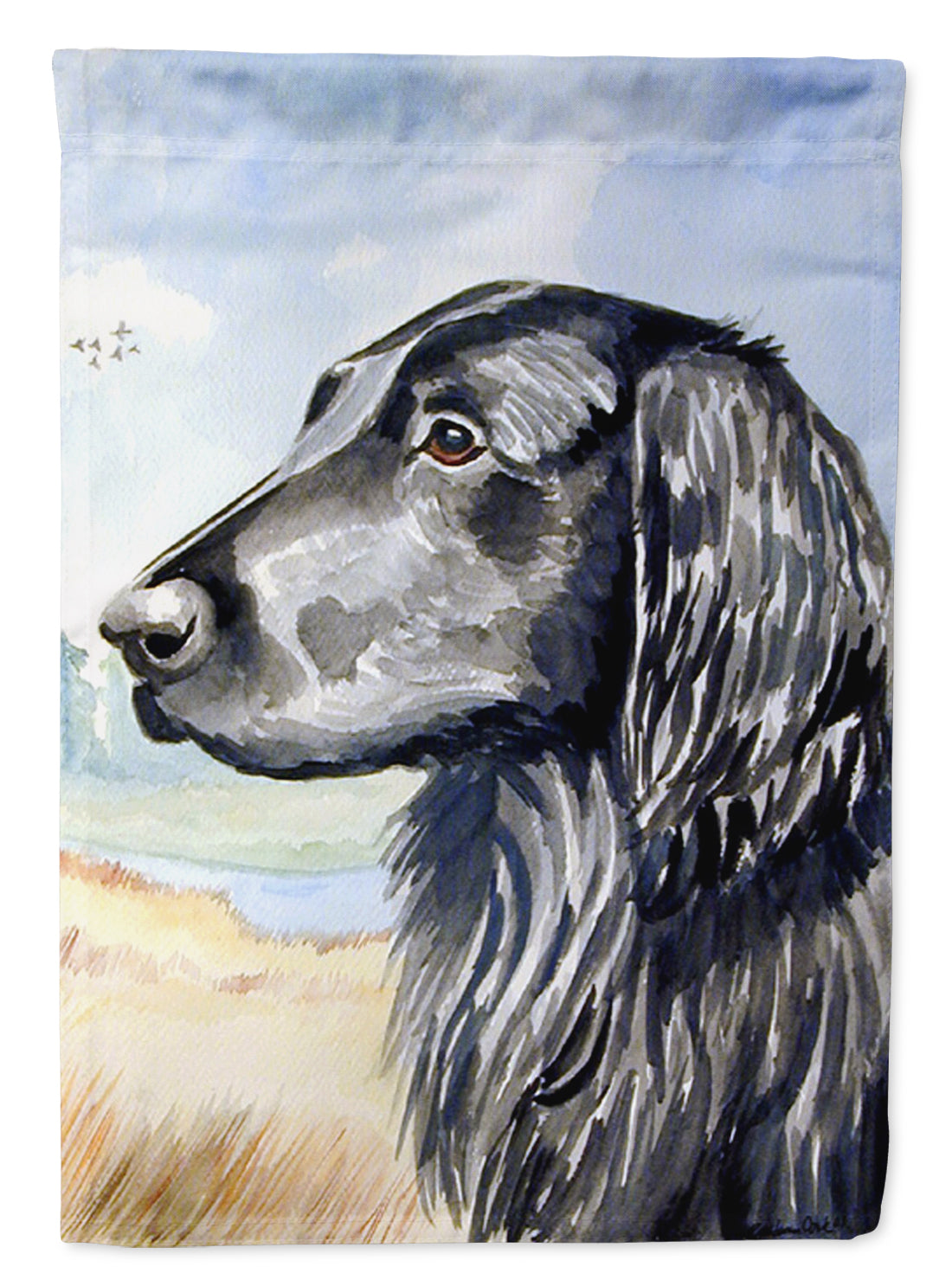 Flat Coated Retriever Garden Flag – Decorative Outdoor Yard Flag 7064GF - Gifts for You 'n Me