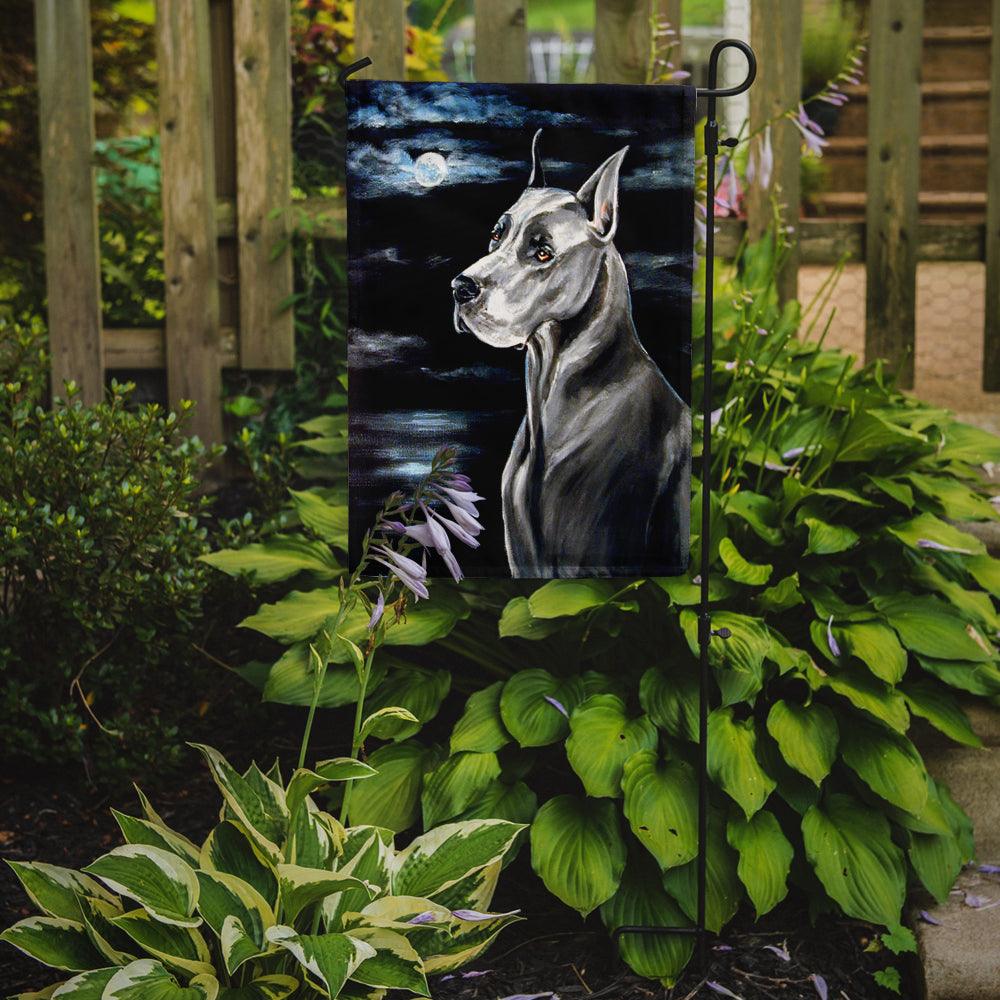Great Dane in the moonlight Garden Flag – Decorative Outdoor Yard Flag