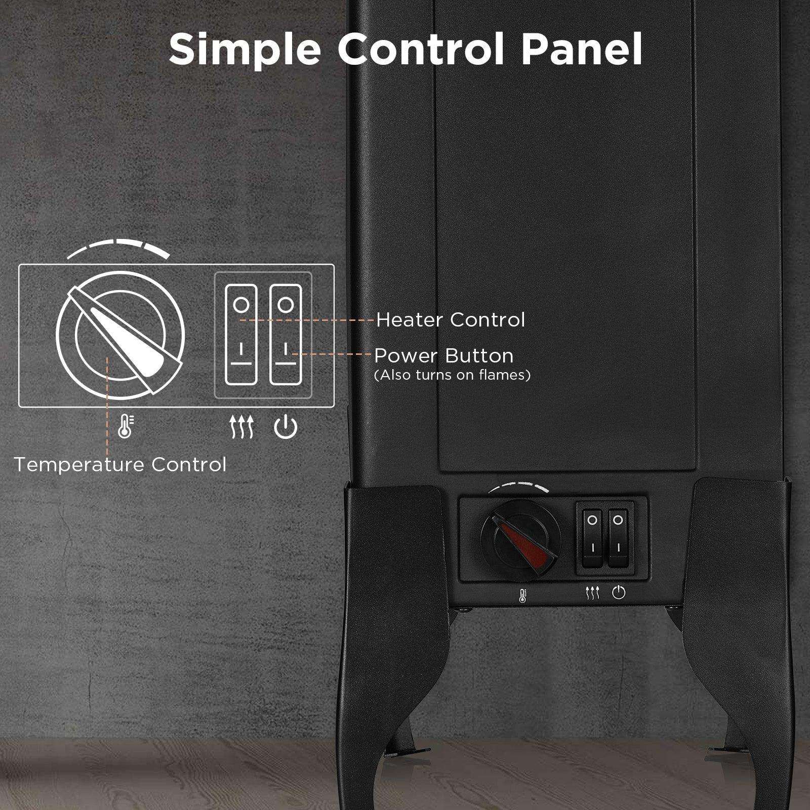 Suburbs TS17 Electric Fireplace Stove Heater