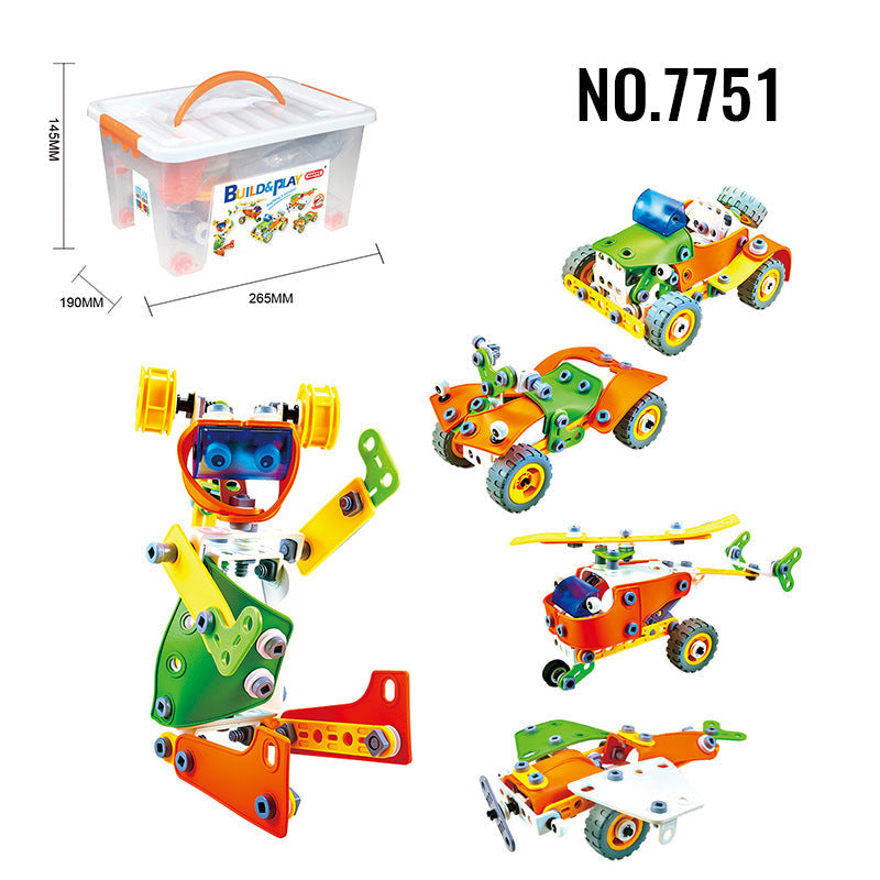 Kids Building Blocks STEM Toys for 4+ Boys Birthday Gifts Educational Autism Sensory Toy Building Set Creative Learning Games