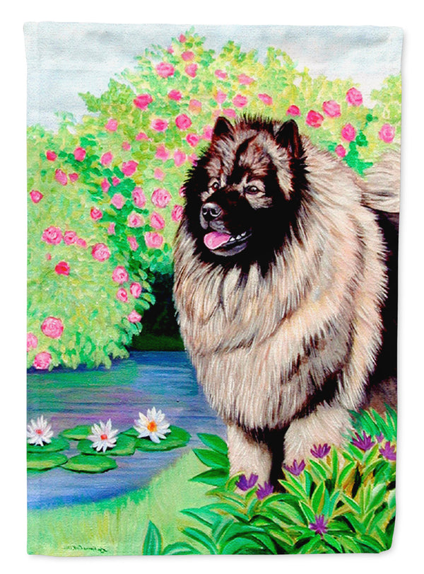 Keeshond Garden Flag – Decorative Outdoor Yard Flag 7074GF - Gifts for You 'n Me