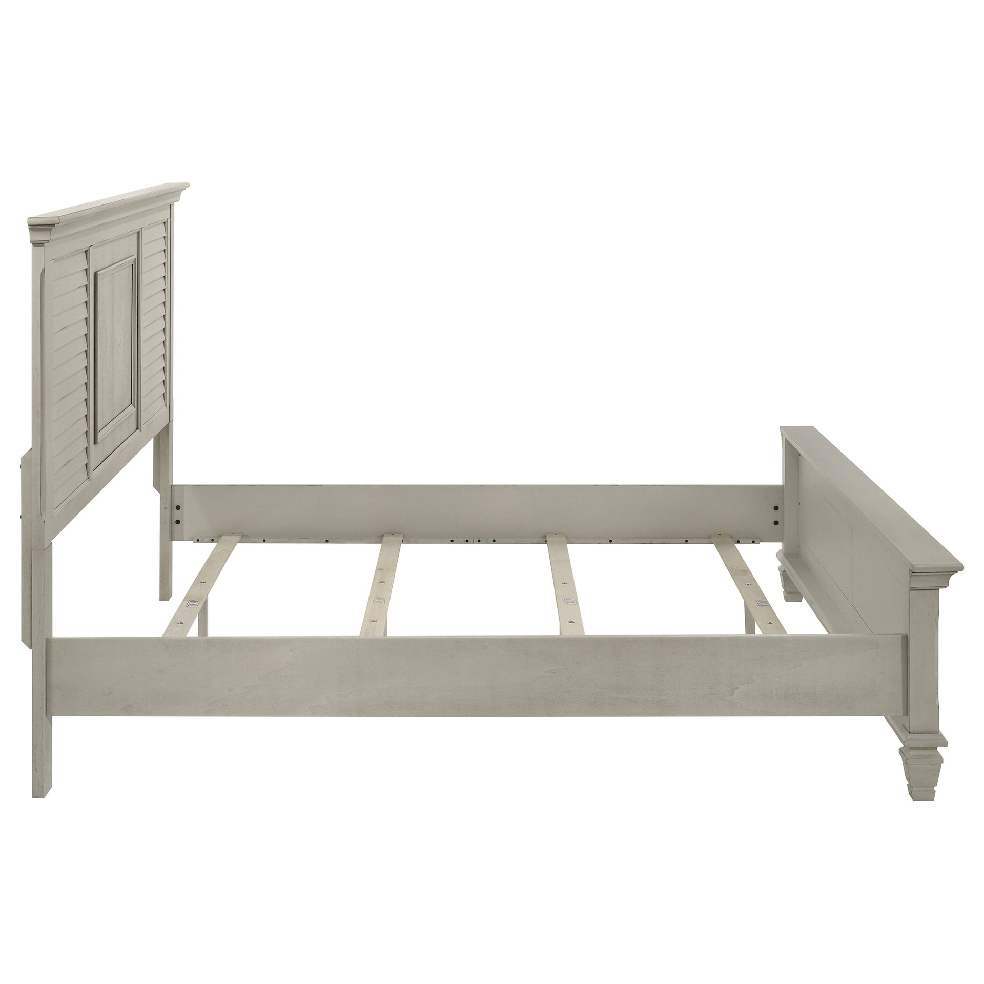 Hazelwood Distressed Wood Panel Bed