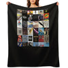 Rock Band Posters Collage Classic T-Shirt Lightweight Throw Blanket