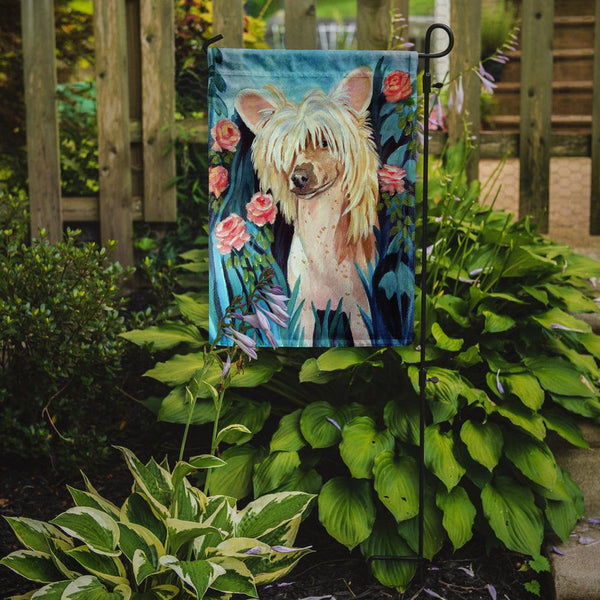 Chinese Crested  Garden Flag – Decorative Outdoor Yard Flag