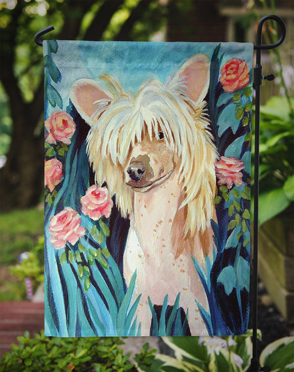 Chinese Crested  Garden Flag – Decorative Outdoor Yard Flag