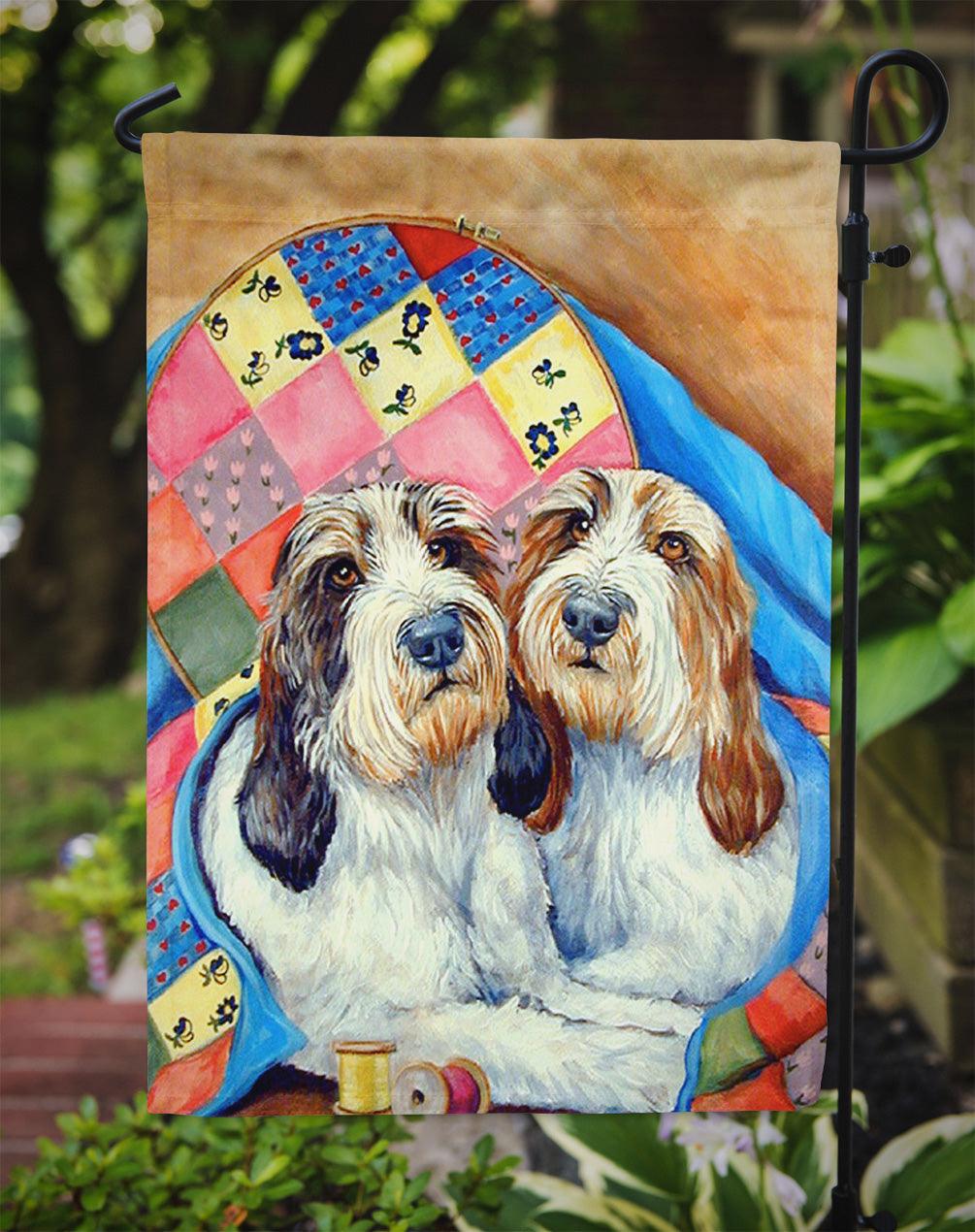 Petit Basset Griffon Vendeen PBGV Garden Flag – Decorative Outdoor Yard Flag