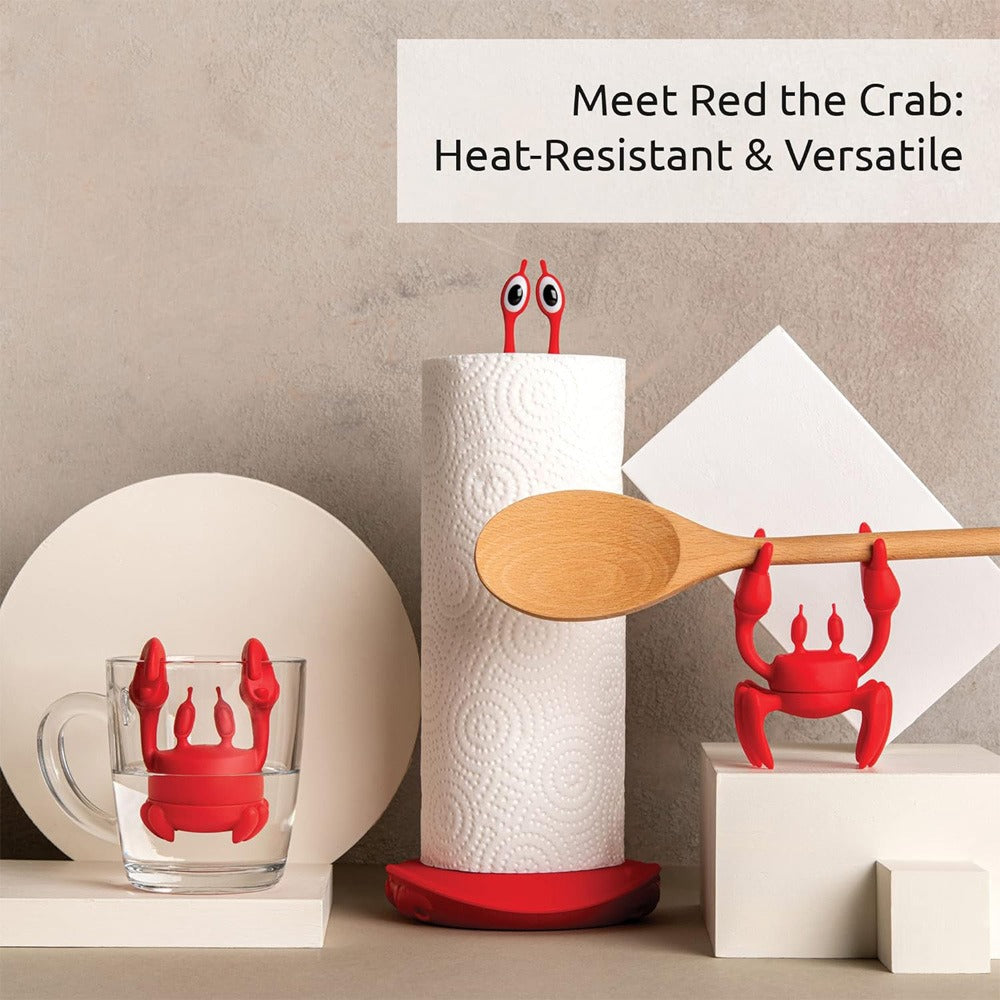 Crab pot edge clip crab silicone tableware holder spoon holder steam radiator anti slip spoon holder anti overflow device