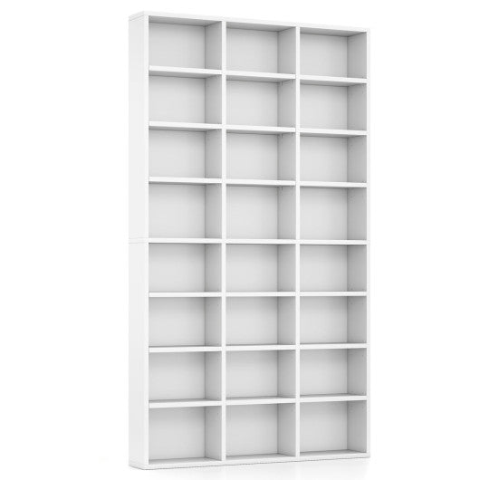 70 Inch Tall Bookshelf 24 Cube Storage Organizer with Adjustable Shelves