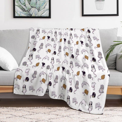 Rats, Rats, Rats Throw Blanket