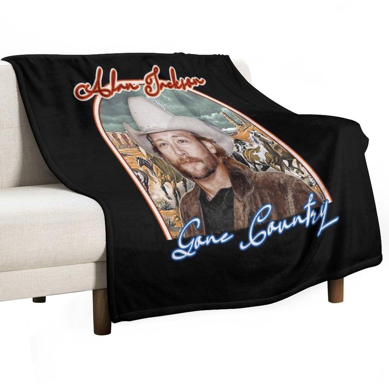 Alan Jackson Throw Blanket