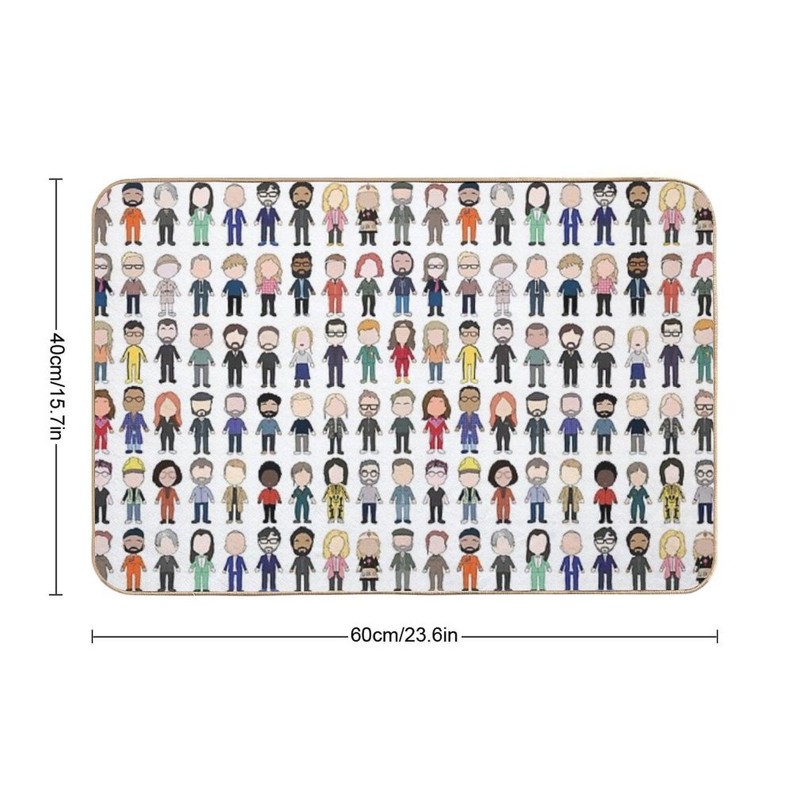 Cast Poster Taskmaster First Ten Series Bath Mat