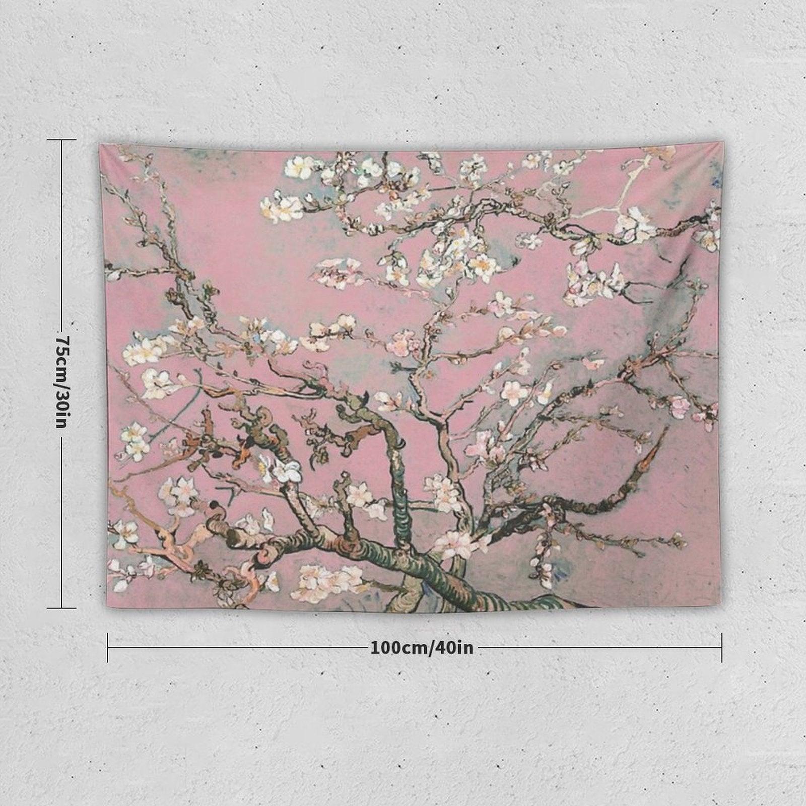 Almond Blossom - Vincent Van Gogh (pink Pastel) Tapestry