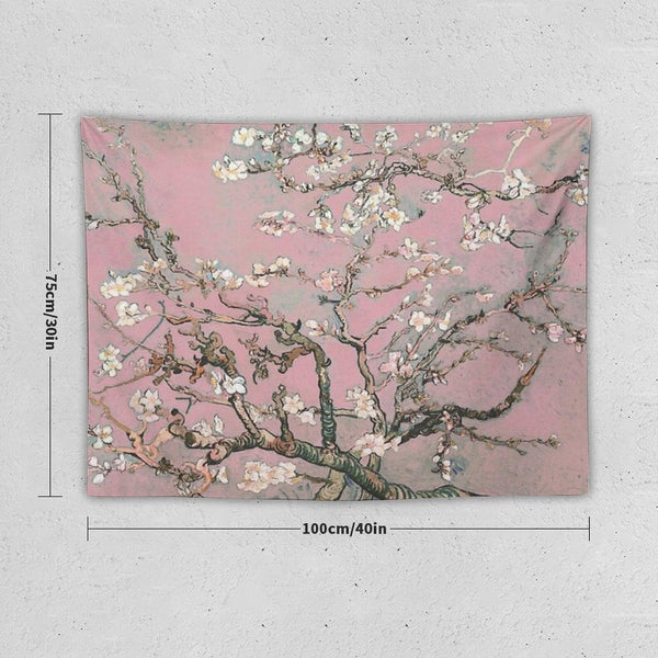 Almond Blossom - Vincent Van Gogh (pink Pastel) Tapestry