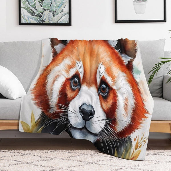 Red Panda - MY ZOO Collection Wrinkle-free Throw Blanket