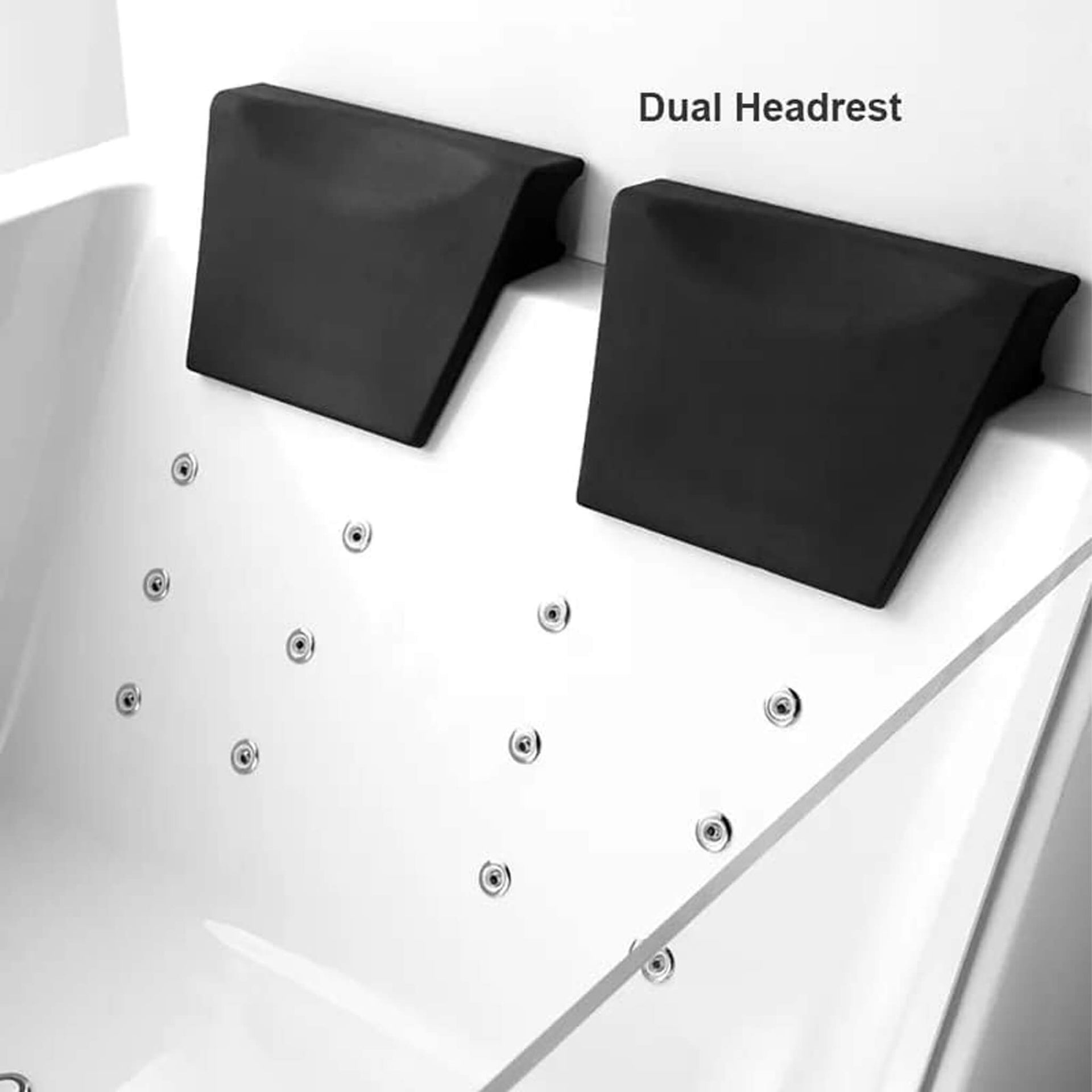 Alora 71-Inch Luxury 2-Person Acrylic Whirlpool Tub With LED Lights Jets And Faucet (SAK91752) SAKSBY WHOLESALE