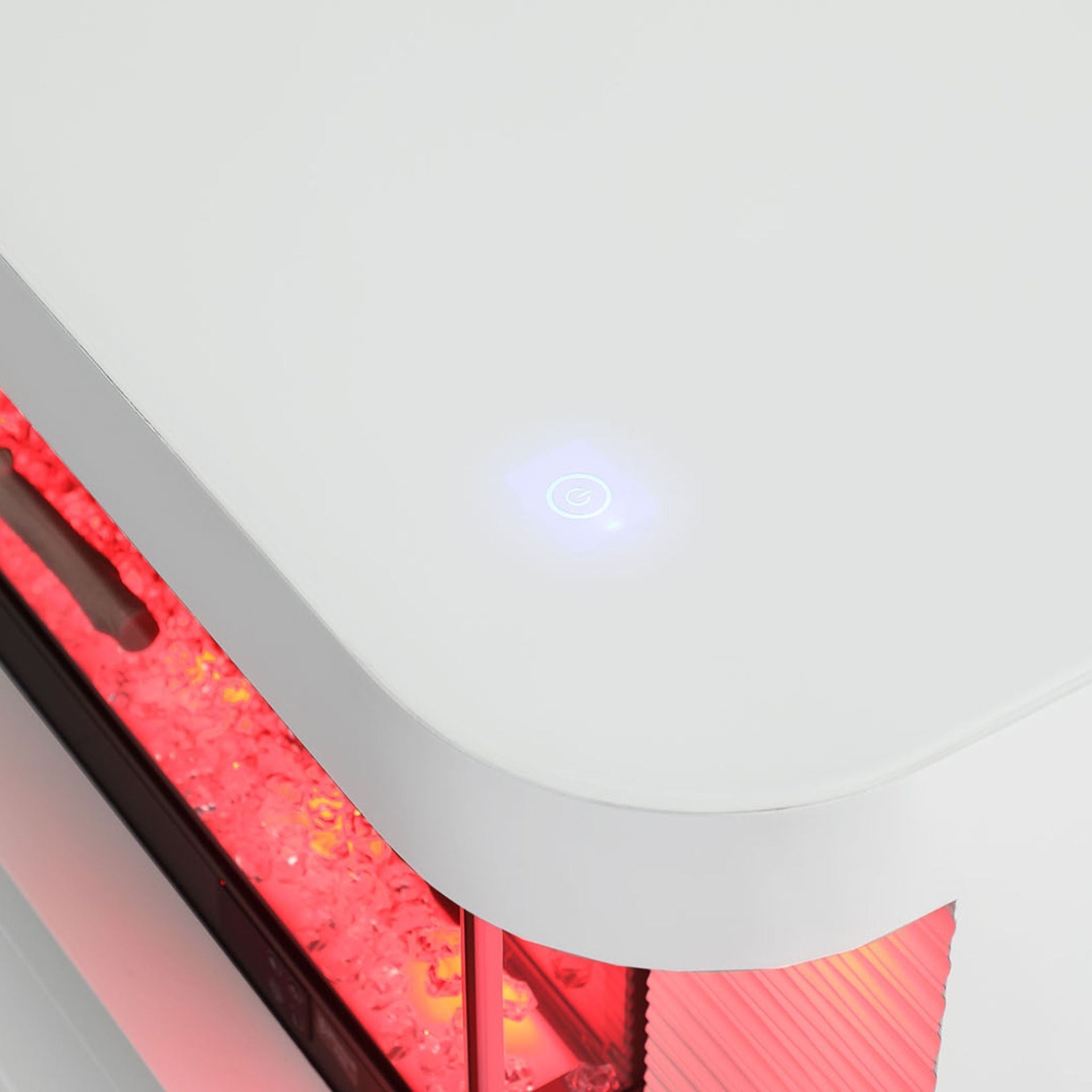 Nuvia 71-Inch Modern White Electric Fireplace TV Stand With 3-Level LED Brightness Setting [TV Stand Only] (SAK94120)