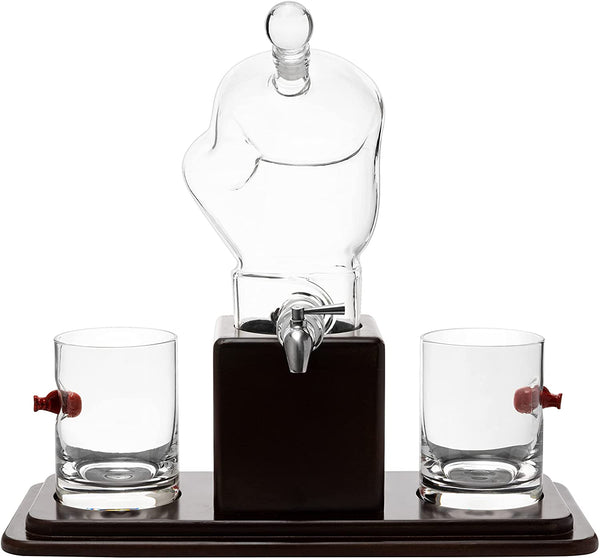 Boxing Glove Wine & Whiskey Decanter Set 750Ml 13