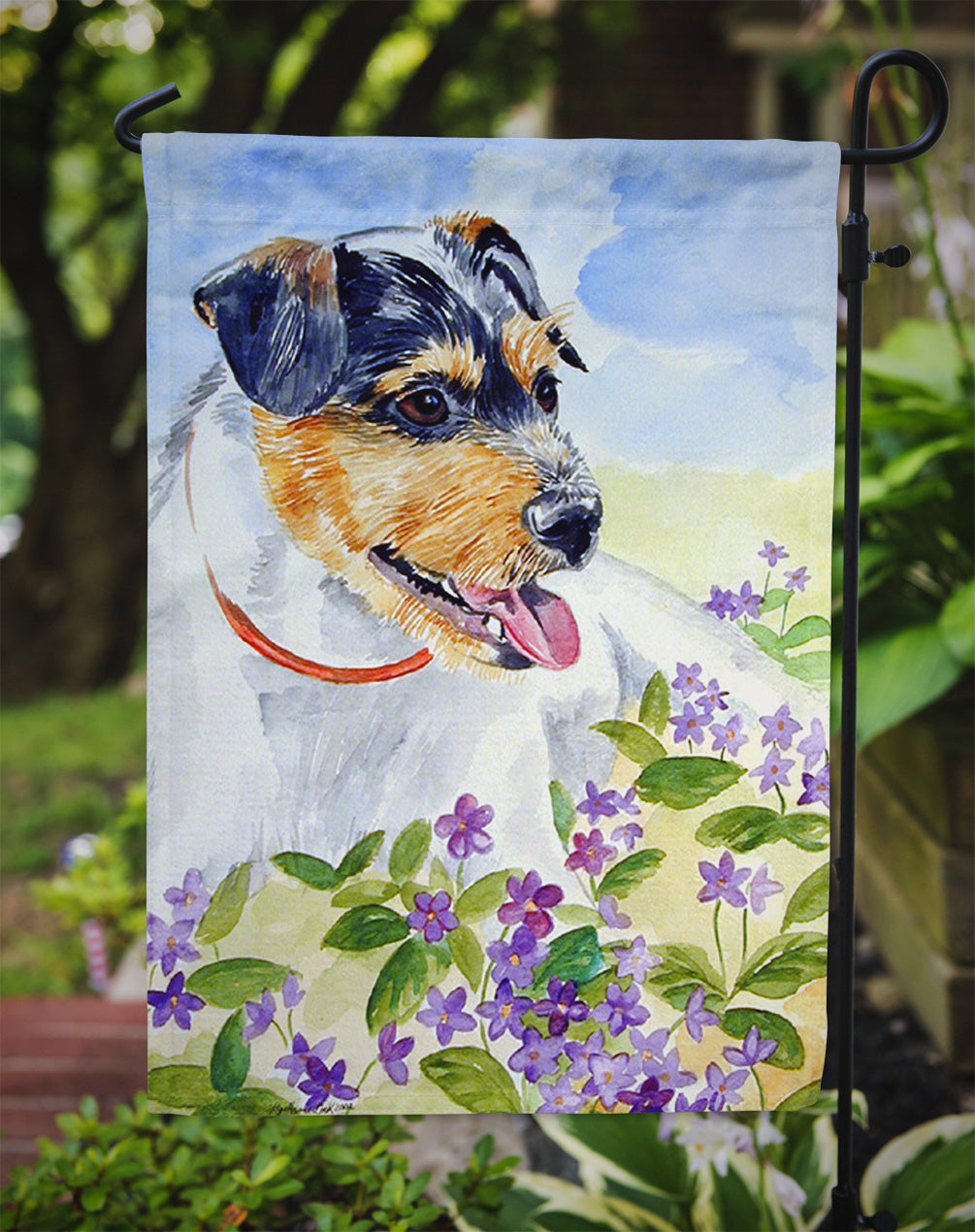 Jack Russell Terrier Garden Flag – Decorative Outdoor Yard Flag 7106GF - Gifts for You 'n Me