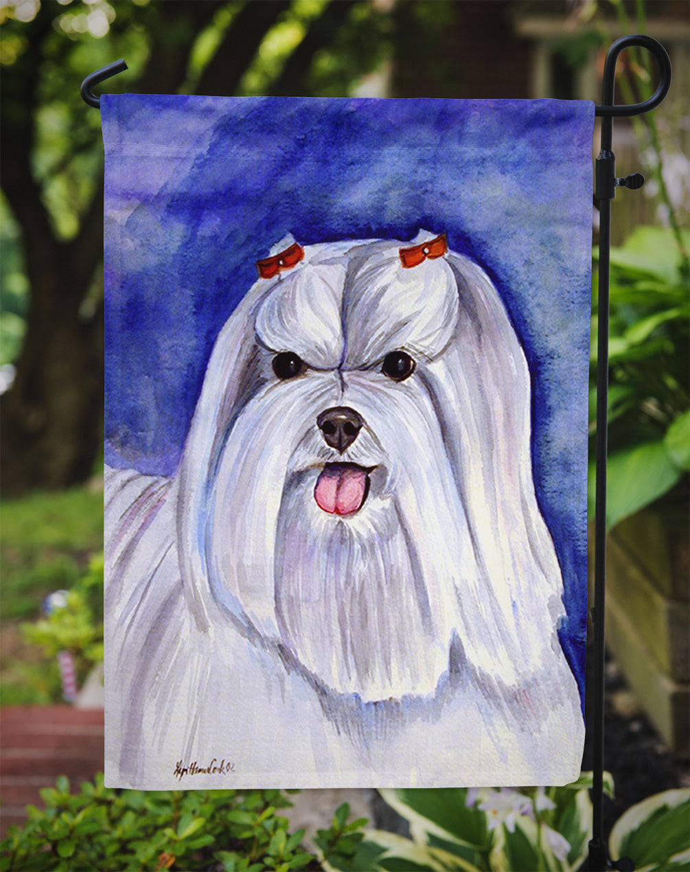 Maltese Garden Flag – Decorative Outdoor Yard Flag 7108GF - Gifts for You 'n Me