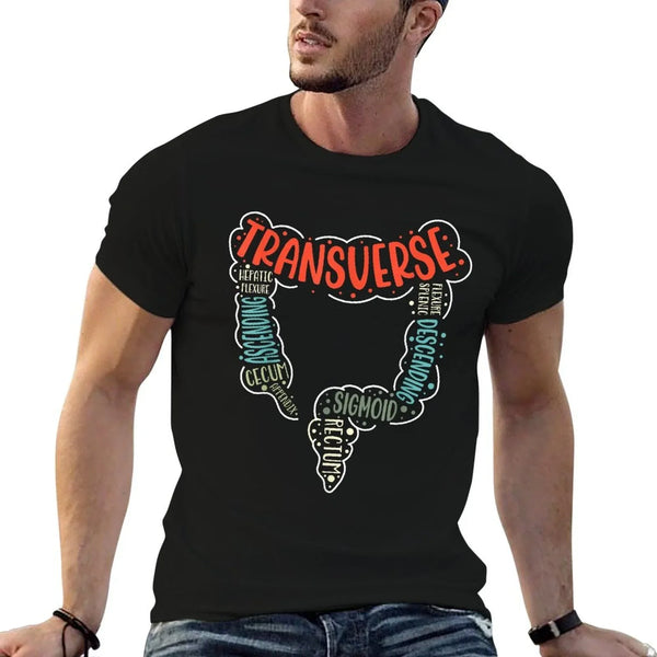 Colonoscopy GI Funny Endoscopy Nurse Colon Anatomy T-Shirt