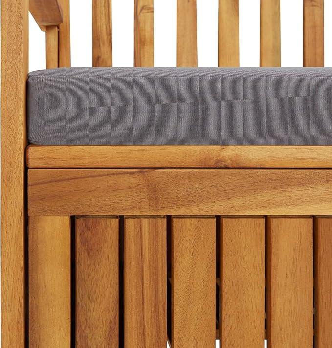 vidaXL Patio Storage Bench 47.2