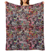 R PLACE MODIFIED 90S Travel-friendly Throw Blanket
