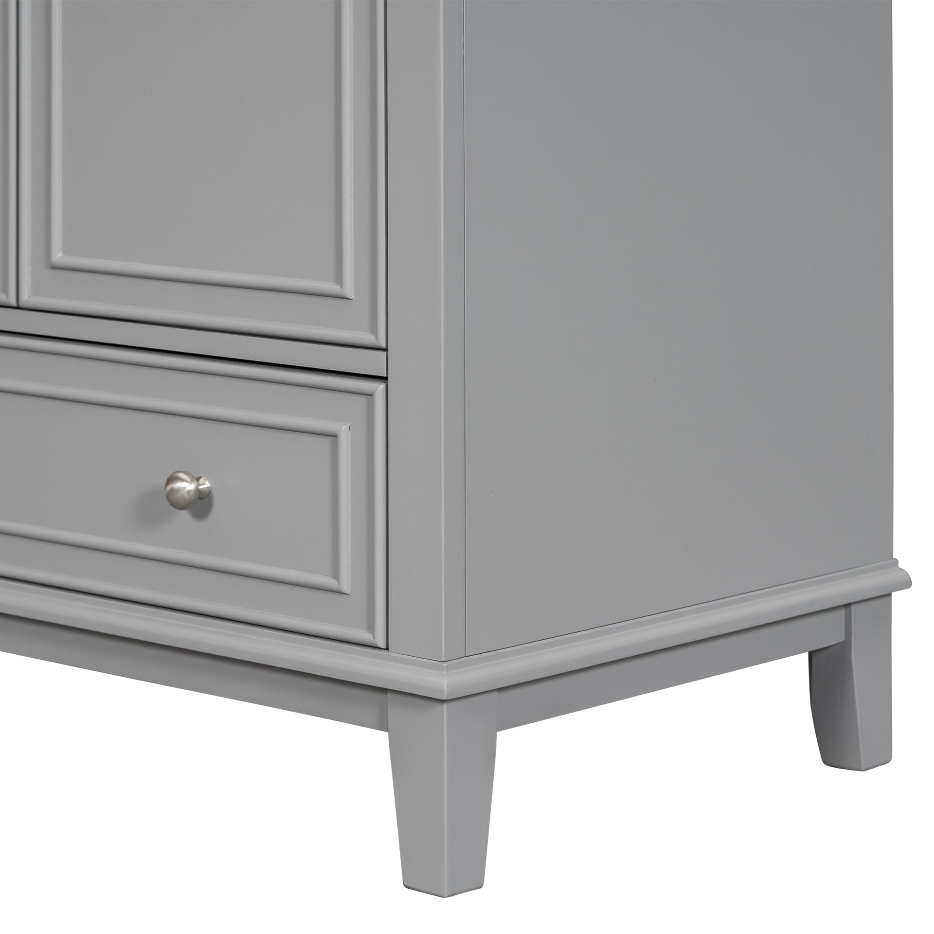 30 inch bathroom vanity no sink  base only gray