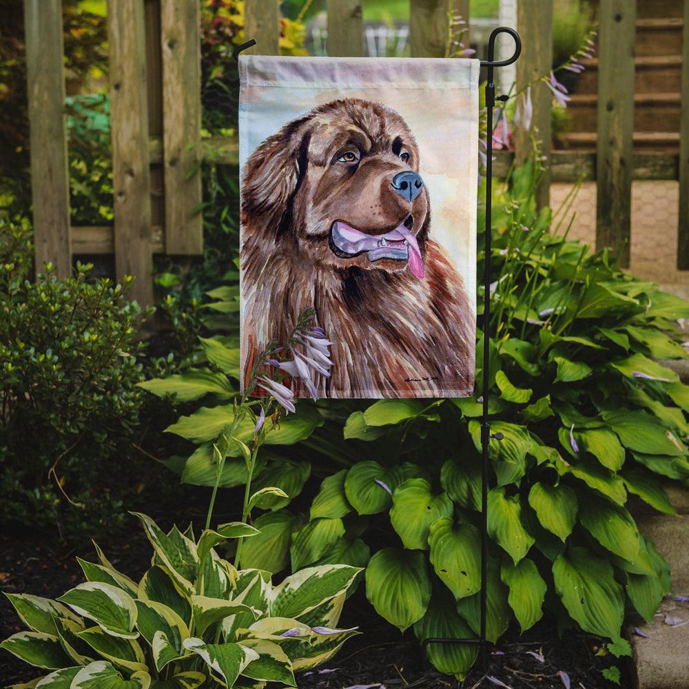 Chocolate Brown Newfie Newfoundland Garden Flag – Decorative Outdoor Yard Flag