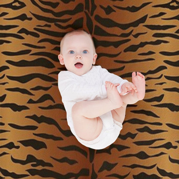 Tiger Animal Print Lightweight Throw Blanket