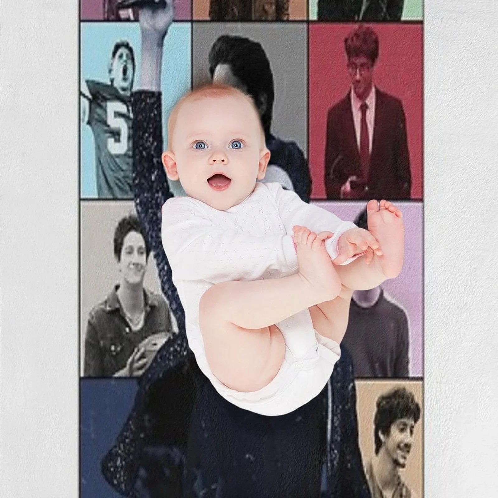 Milo Manheim Cinematic Universe (Eras Tour Style) Throw Blanket