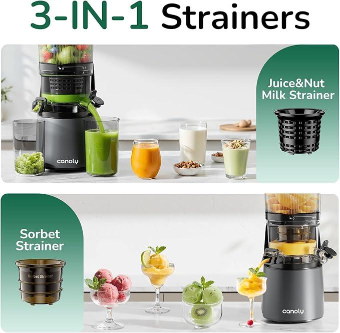 Canoly C16 Cold Press Juicer, 6