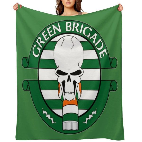 Green Brigade Durable Throw Blanket