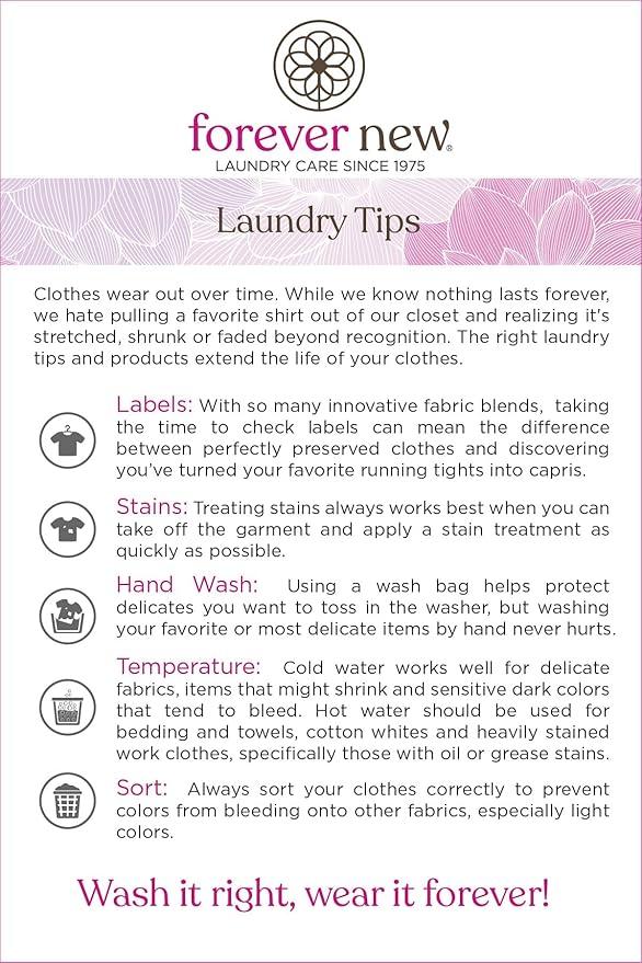 FOREVER NEW Liquid Laundry Detergent – Nontoxic Hypoallergenic Laundry Soap, Safe for Colors & Sensitive Skin - Essential Laundry Supplies, Delicate Fabric Care Wash (Original Scent, 32 fl. oz)