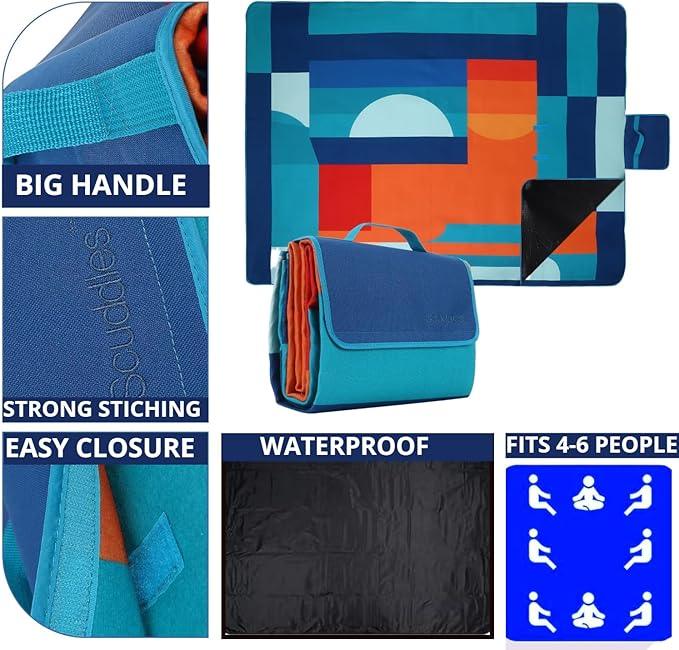 scuddles Compact Picnic Blanket – Extra Large 79