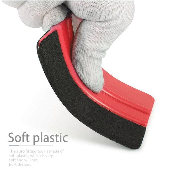 7/13pcs Car Vinyl Film Wrapping Tools Car Sticker Film Scraper Kit Auto Felt Squeegee Scraper Set Knife Decal Plaste Accessories