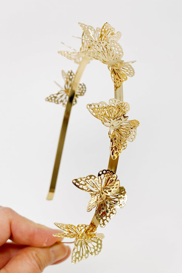 Double Wing Butterfly Headband