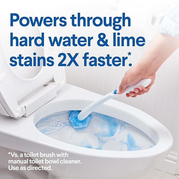 Clorox Original Toilet Cleaning System - ToiletWand, Storage Caddy and 16 Heads, Dorm Room Essentials, (Package May Vary)